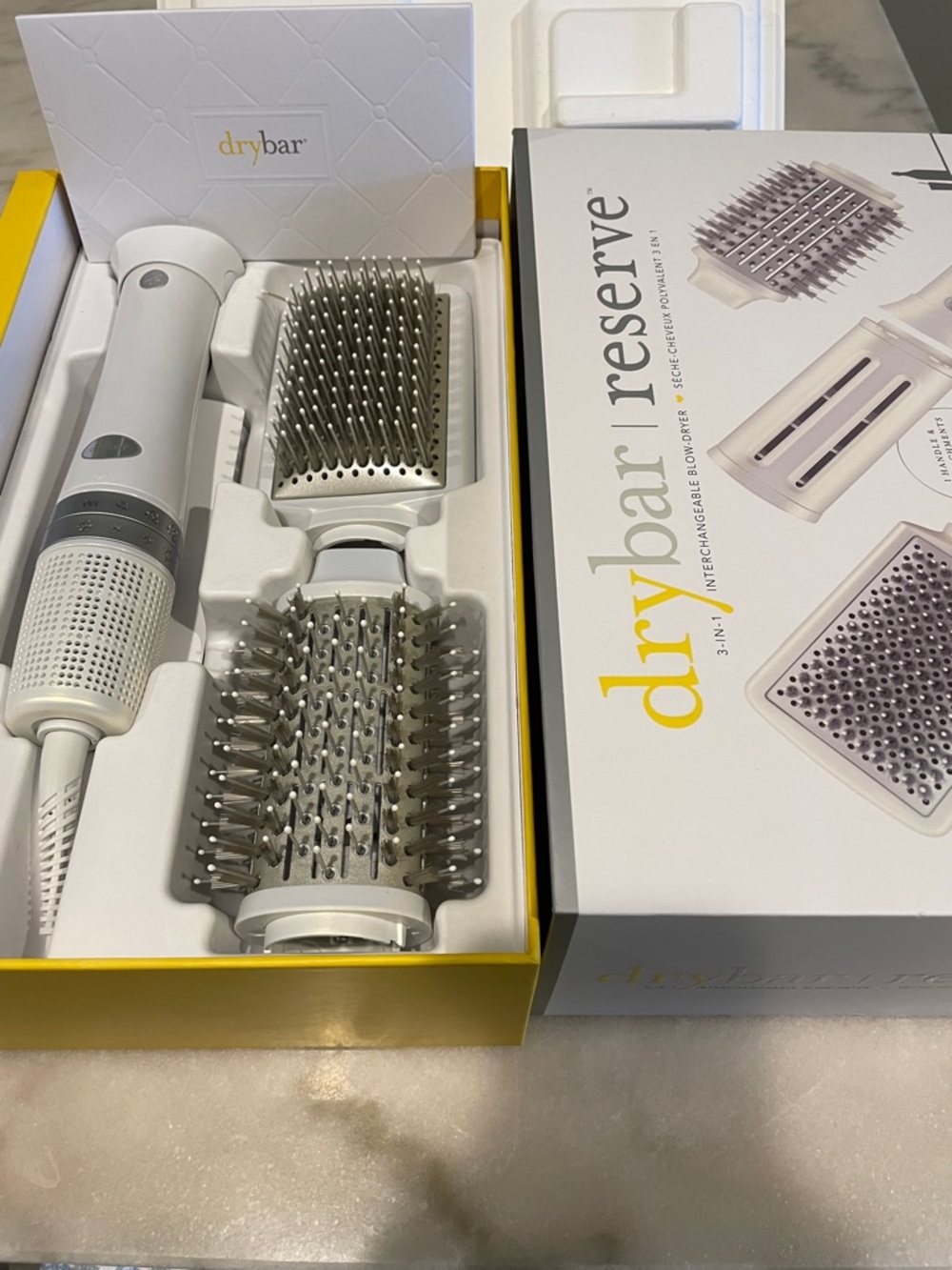 Drybar Reserve 3-in-1 Blow-Dryer - White